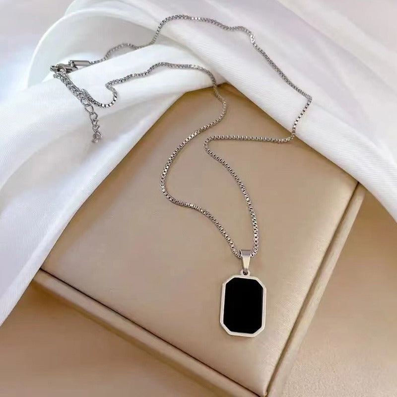 Square Dangle Necklace