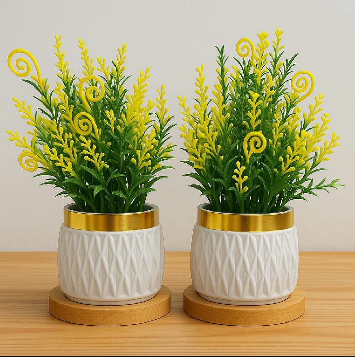 Pack of two Artificial Flower Decoration