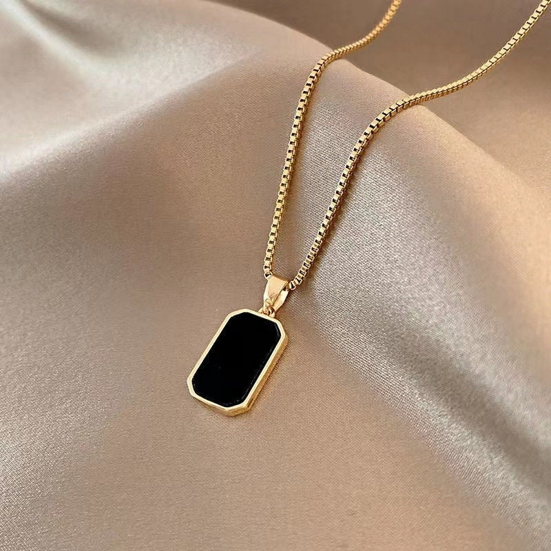 Square Dangle Necklace