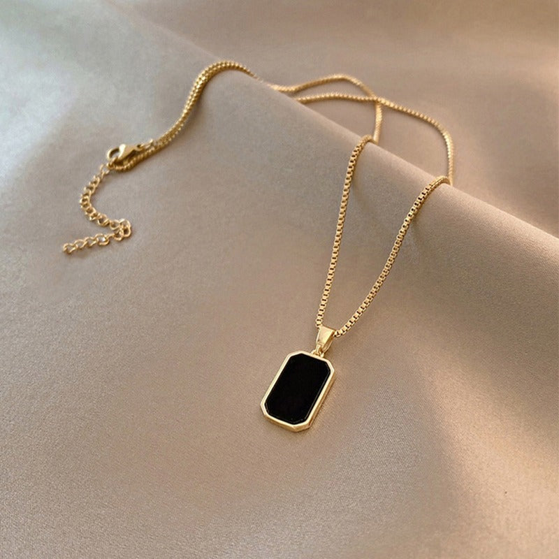 Square Dangle Necklace